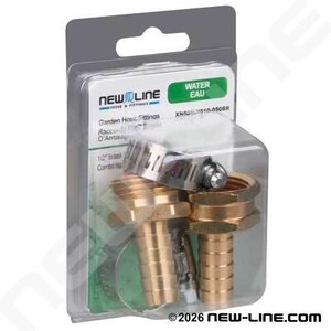 1/2" BRASS STEM CLAMP COMBO
