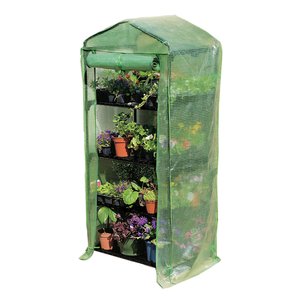 4 TIER MINI GREENHOUSE W/HD COVER 5'3"