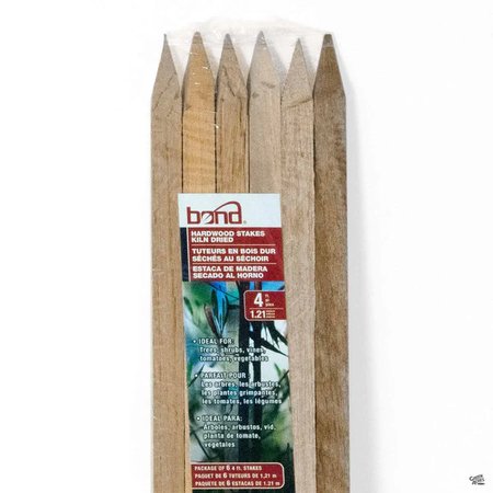 4'x3/4"x3/4" WOODEN STAKES 6 PACK