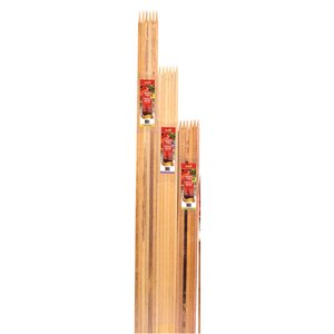 6 PK OF 3' X 1/2" X 1/2" HARDWOOD STAKES