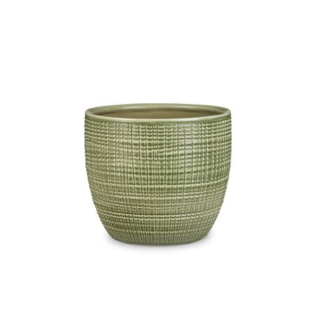 866 14cm COVER POT MENTA - GREEN