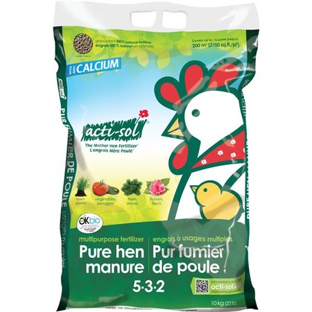 ACTI SOL 10KG Pure Hen Manure 5-3-2