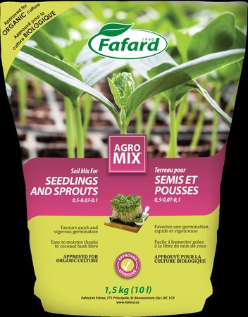 Agro Mix Seedling and Sprouts Organic 10L (Fafard)