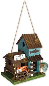 BAIT AND TACKLE BIRDHOUSE