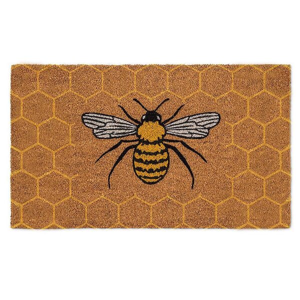 BEE AND HONEYCOMB DOORMAT 18"X30" L