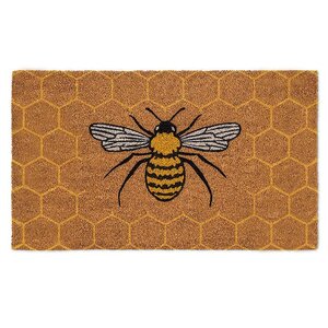 BEE AND HONEYCOMB DOORMAT 18"X30" L