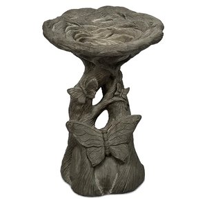 BIRD BATH BUTTERFLY OS