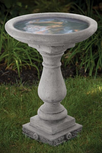 Bird Bath One Piece Embossed 13" (21)