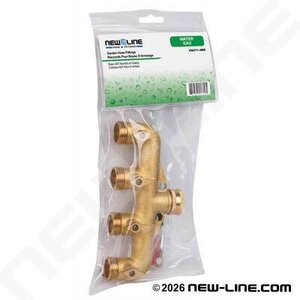 BRASS MANIFOLD (4 OUTLETS)