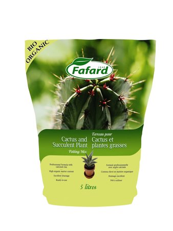 Cactus and Succulent Plant Potting Mix (Organic) 5 L (Fafard)