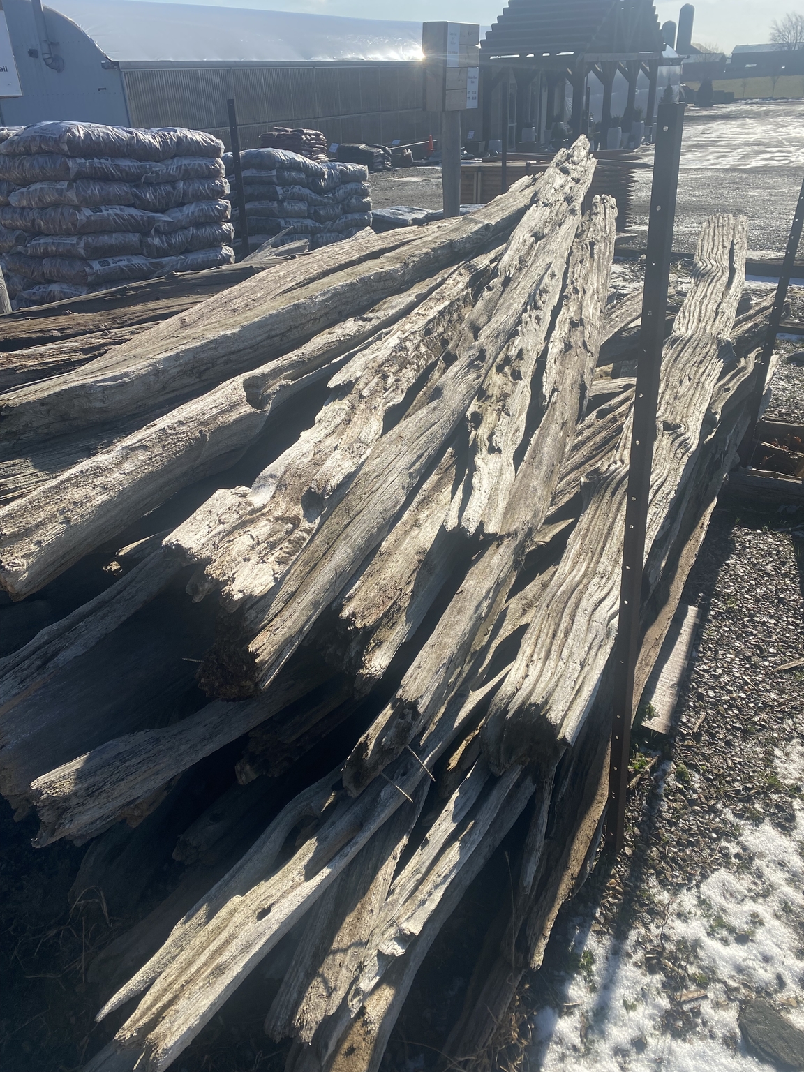 Rustic Cedar Rails CEDAR RAILS 10-12' OLD STYLE - Oxford Insta-Shade