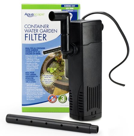 CONTAINER WATER GARDEN FILTER <50 GAL - image 1