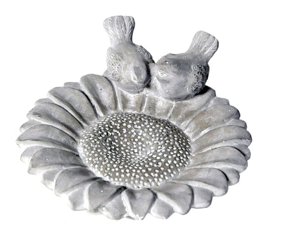 DEKO SUNFLOWER BIRDBATH (Tabletop Birdbath)