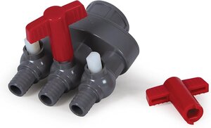 DIVERTER 3 WAY w/FLOW CONTROL
