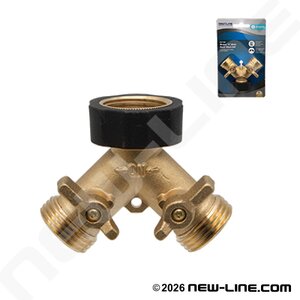 DUAL SHUTOFF BRASS