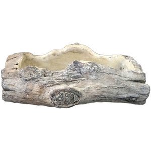 FAUX LOG PLANTER 11"