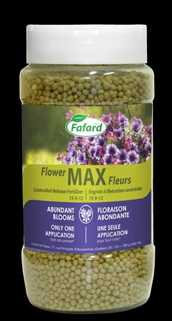 Flower Max Controlled Release Fertilizer 500g 15-9-12 (Fafard)