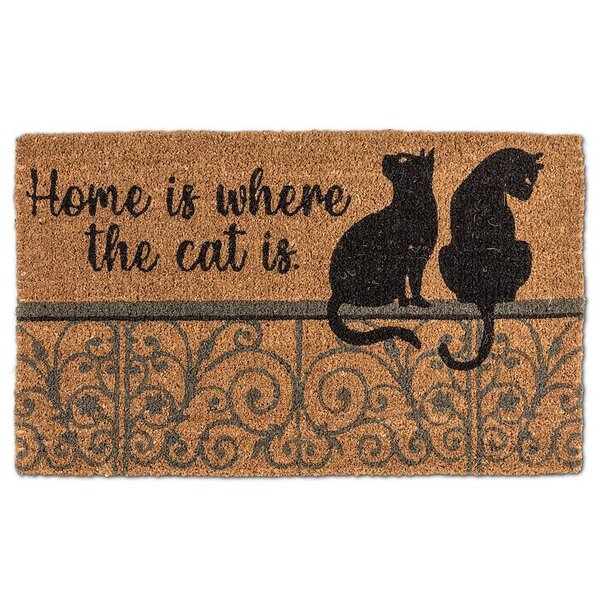 HOME IS WHERE THE CAT IS 18"X30" L