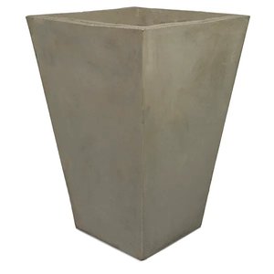 Large Flower Pot Square BROWN