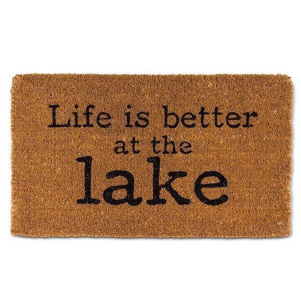 LIFE LAKE DOORMAT 18"X30" L