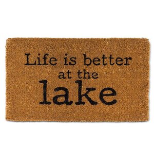 LIFE LAKE DOORMAT 18"X30" L
