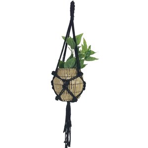 MACRAME HANGER BLACK