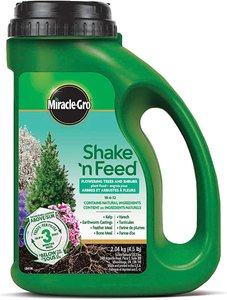 MIRACLE GRO SHAKE'N FEED FLOWERING TREES AND SHRUBS 18-6-12