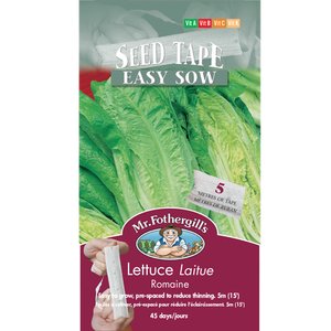 MR FOTHERGILLS LETTUCE ROMAINE SEED TAPE