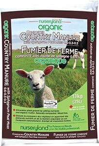 NURSERYLAND COUNTRY MANURE ORGANIC 25L
