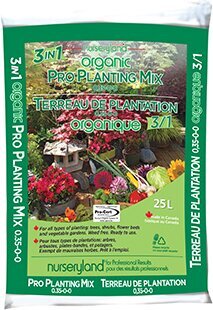 NURSERYLAND PLANTING MIX ORGANIC 3/1 25L