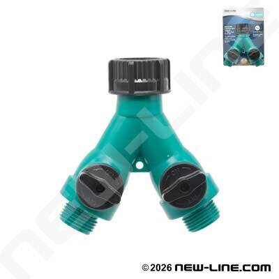 NYLON GHT 'Y' W/ DUAL SHUT OFF