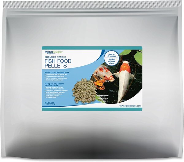 Premium Staple Fish Food mixed pellets - 11 LB / 5