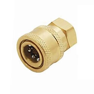 QUICK CONNECT COUPLER PLUG BRASS COMBO