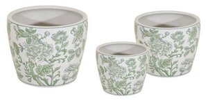 QUIN EGG POT GREEN M (Porcelain Pot)