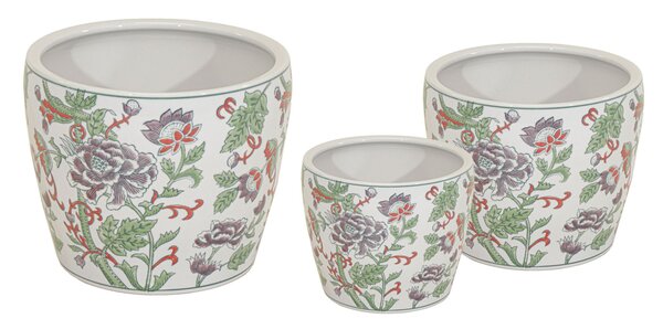 QUIN EGG POT PURPLE/GREEN L (Porcelain Pot)