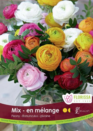 RANUNCULES PEONY MIX 10 PKG