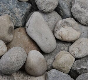 RIVER STONE 2-3" BULK (unwashed)