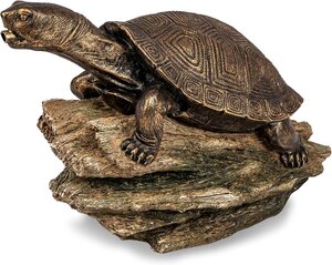 TURTLE ON LOG SPITTER