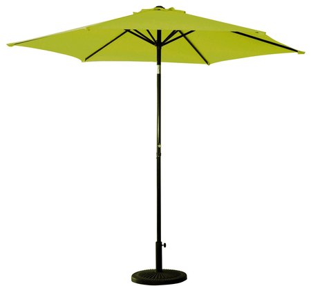 UMBRELLA 9" ALUMINUM LIME GREEN